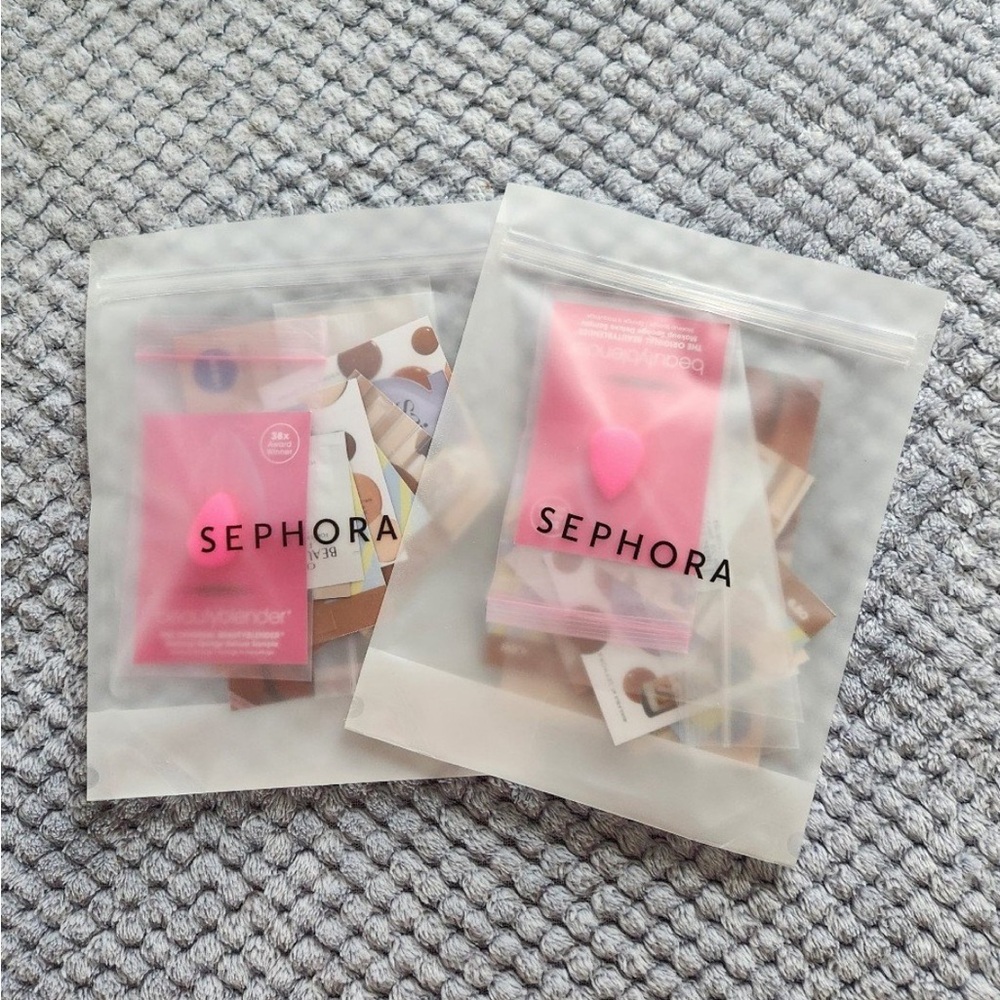 2 Sephora Foundation Sample Pack Bundle Lot Color Light